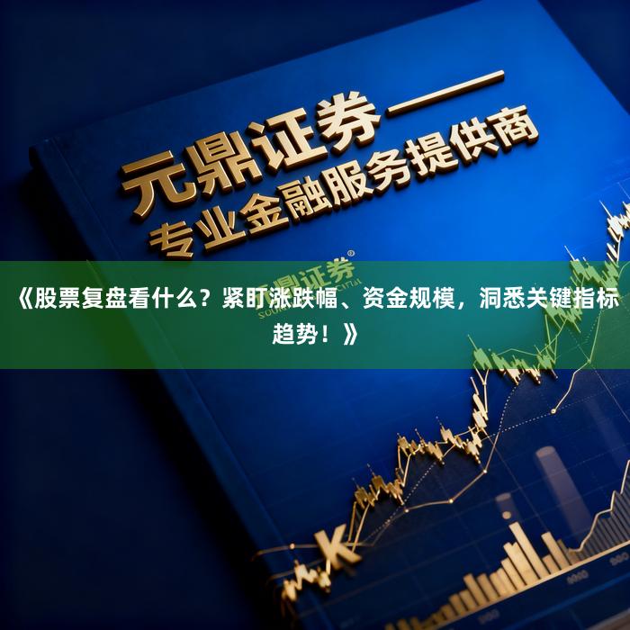 《股票复盘看什么？紧盯涨跌幅、资金规模，洞悉关键指标趋势！》